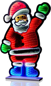 Santa Claus Infinity Light – Multi-Coloured LED, 60cm